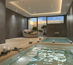 Da Vinci indoor pool and jacuzzi